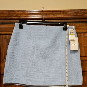 CeCe Blue Mini Pencil Skirt for Work